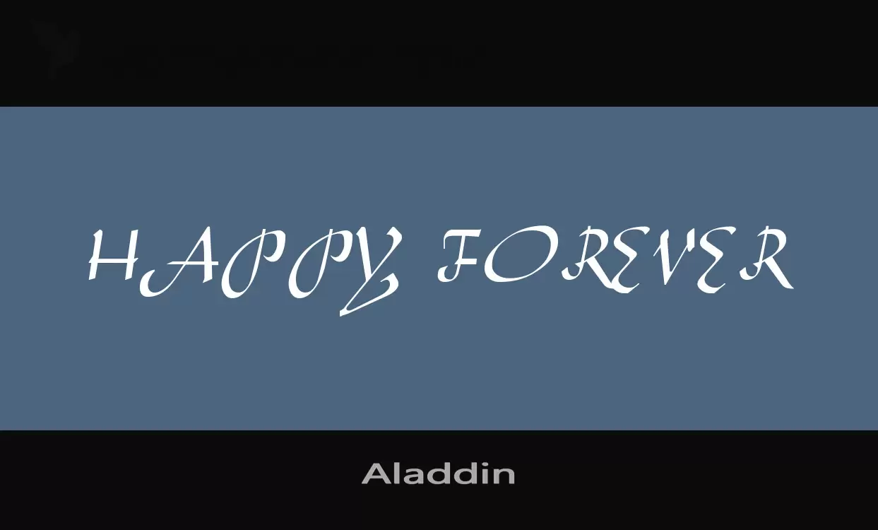 Sample of Aladdin