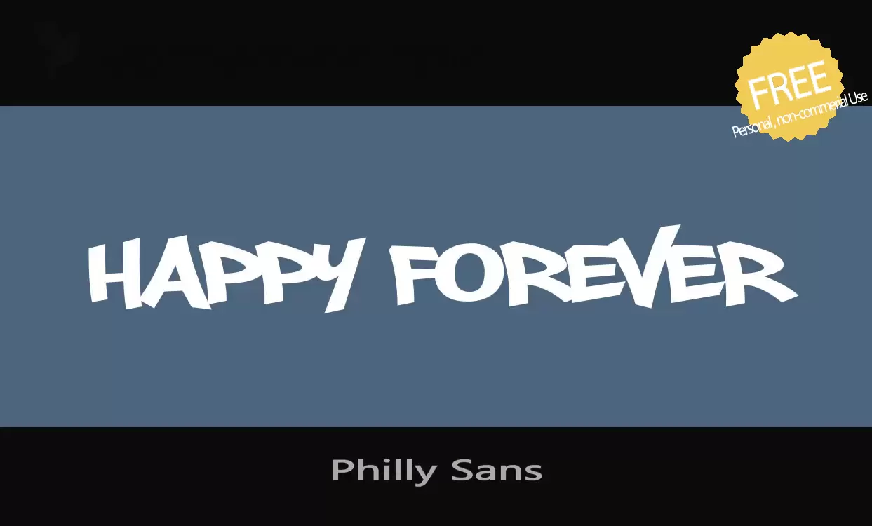 「Philly-Sans」字体效果图