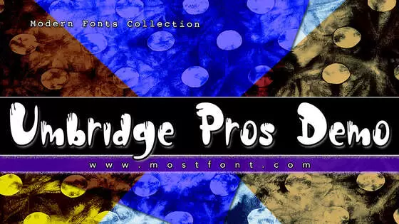 「Umbridge-Pros-Demo」字体排版样式