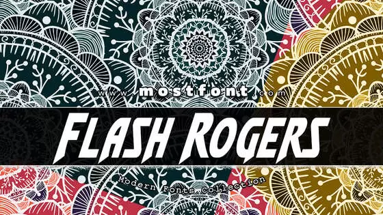 「Flash-Rogers-Condensed-Italic」字体排版样式