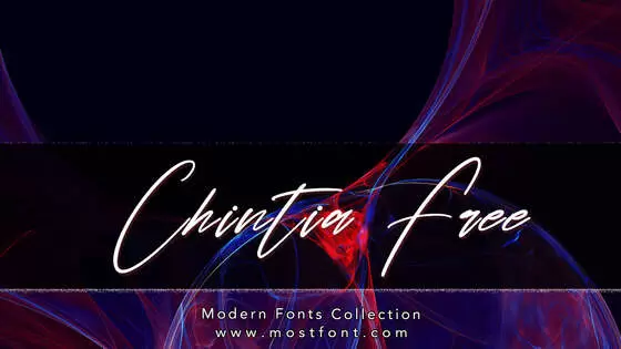 Typographic Design of Chintia-Free