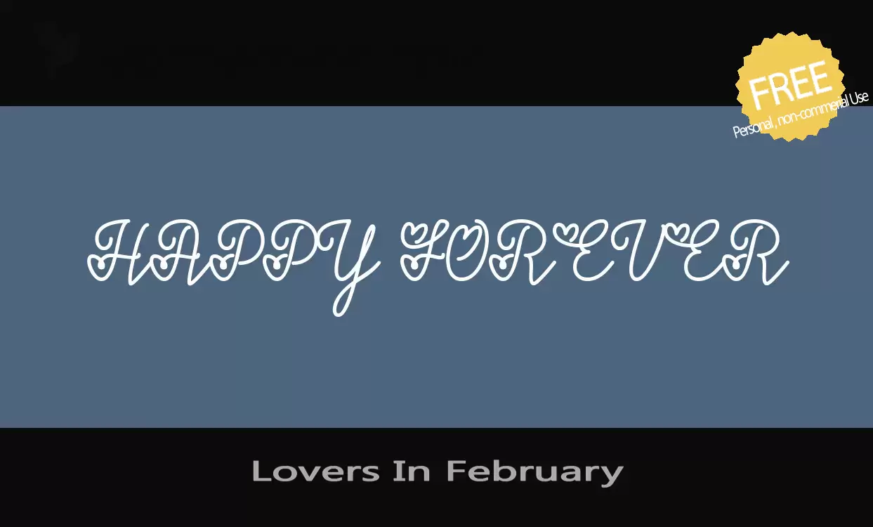 Sample of Lovers-In-February