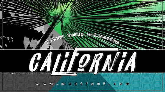 Typographic Design of California