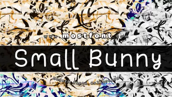「Small-Bunny」字体排版图片