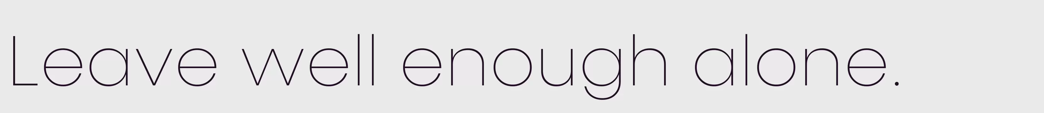 「KonnectThin」字体效果图
