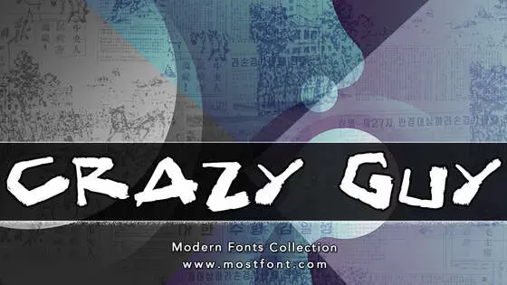 「Crazy-Guy」字体排版图片
