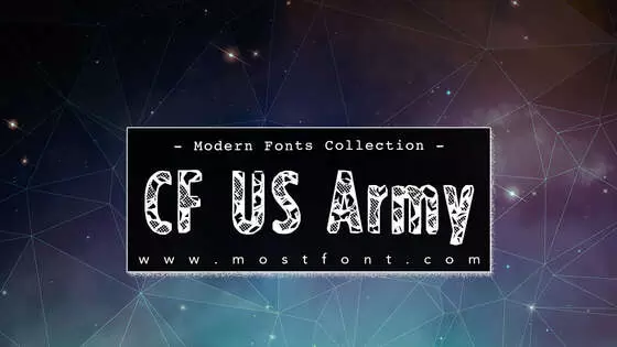 Typographic Design of CF-US-Army