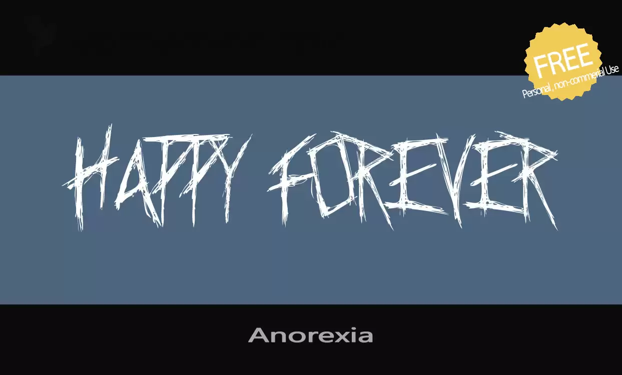 Sample of Anorexia