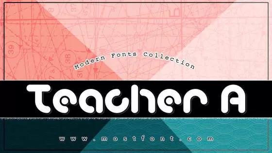 Typographic Design of Teacher-A