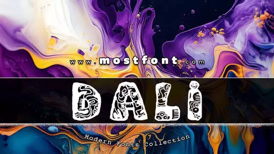 「Dali」字体排版图片