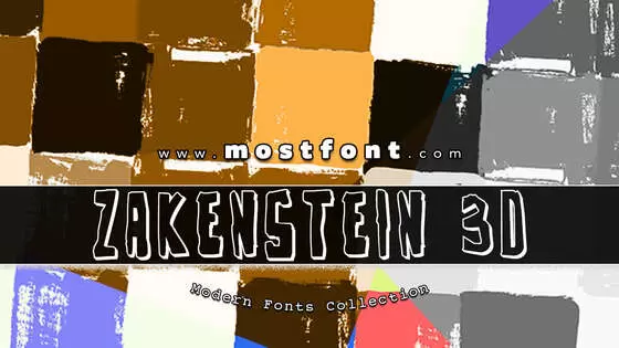Typographic Design of Zakenstein-3D