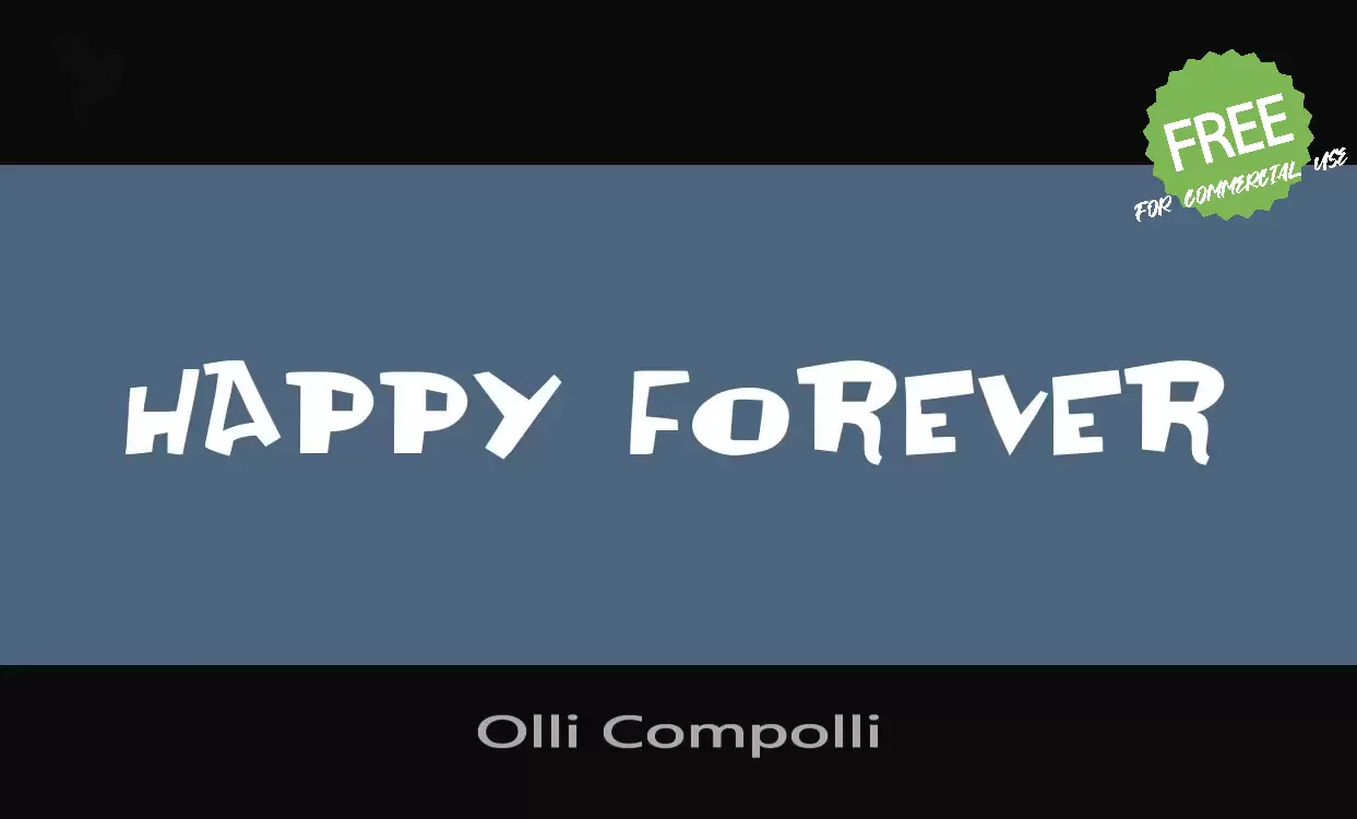 「Olli-Compolli」字体效果图