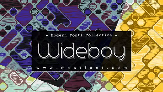 「Wideboy」字体排版图片