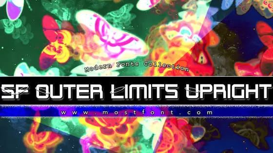 Typographic Design of SF-Outer-Limits-Upright