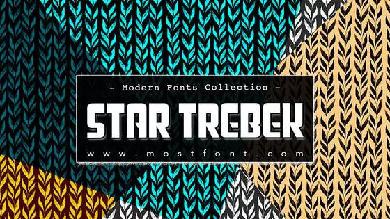 「Star-Trebek」字体排版样式