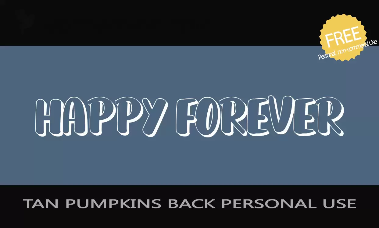 Sample of TAN-PUMPKINS-BACK-PERSONAL-USE