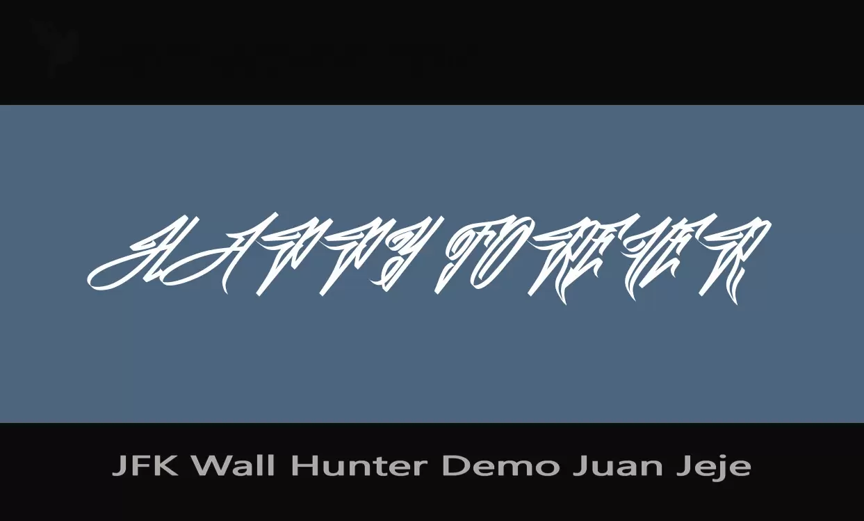 Sample of JFK-Wall-Hunter-Demo-Juan-Jeje