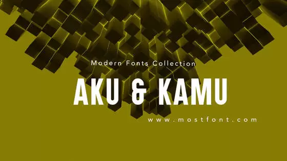 Typographic Design of Aku-&-Kamu