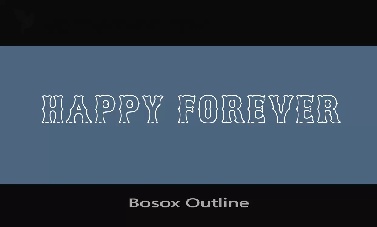 Sample of Bosox-Outline