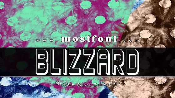 Typographic Design of Blizzard-Shaft-3D