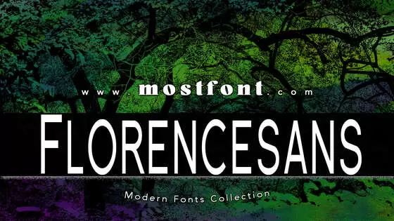 Typographic Design of Florencesans-SC-Comp