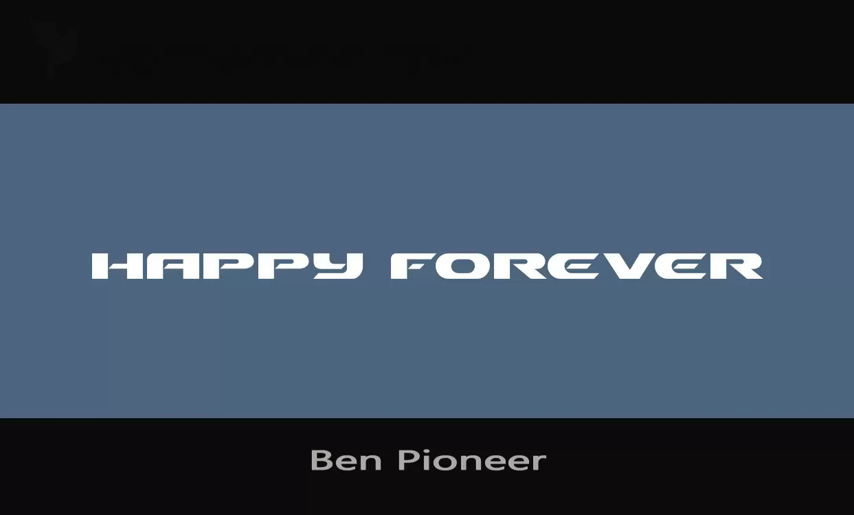 Sample of Ben-Pioneer