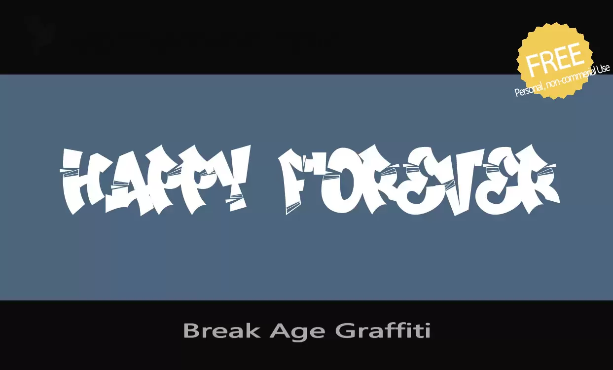 Sample of Break-Age-Graffiti