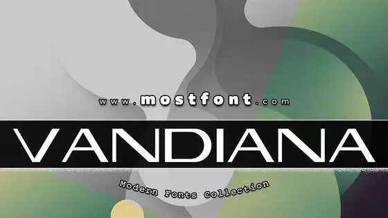 Typographic Design of Vandiana-Platin