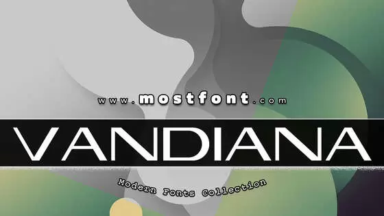 「Vandiana-Platin」字体排版图片