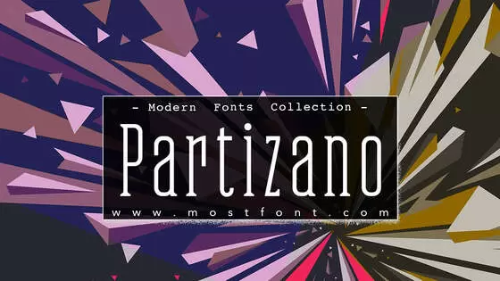 「Partizano」字体排版图片