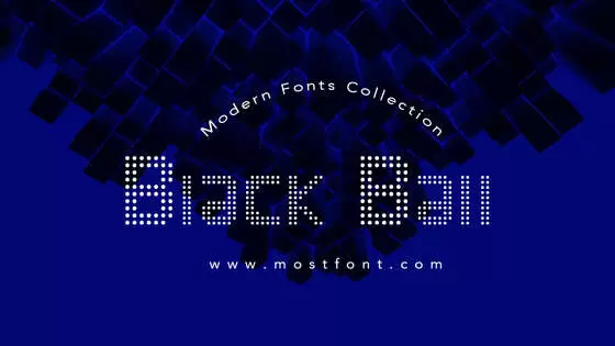 Typographic Design of Black-Ball