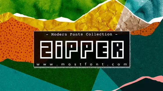 Typographic Design of Zipper