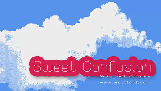 Typographic Design of Sweet-Confusion