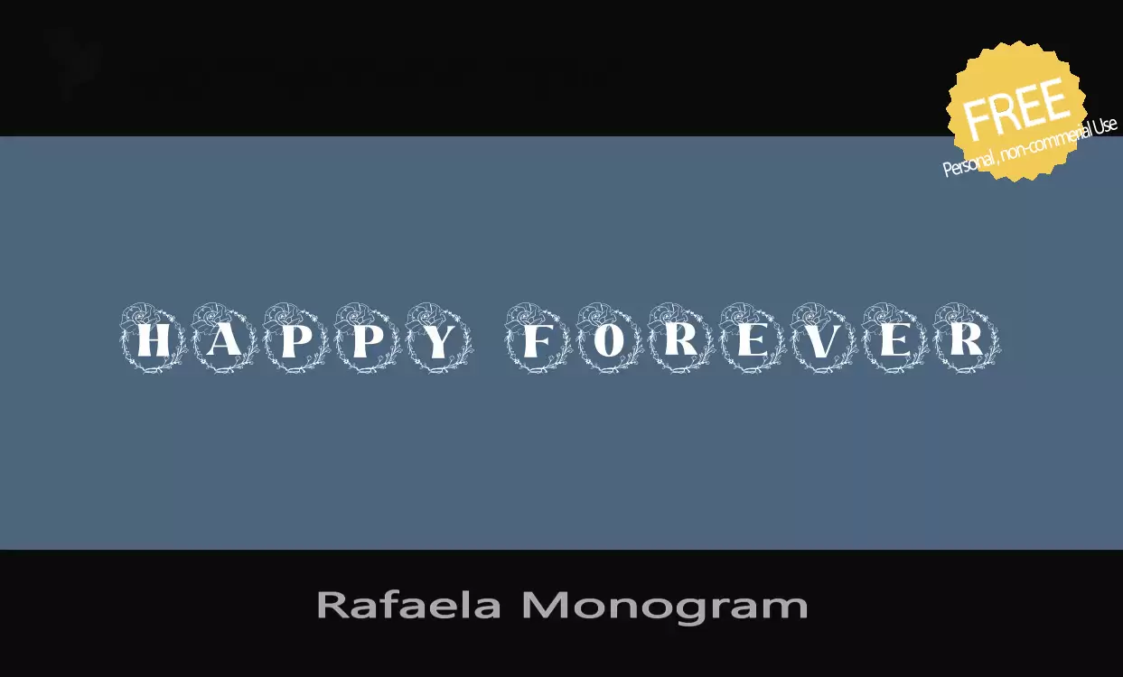 Sample of Rafaela-Monogram