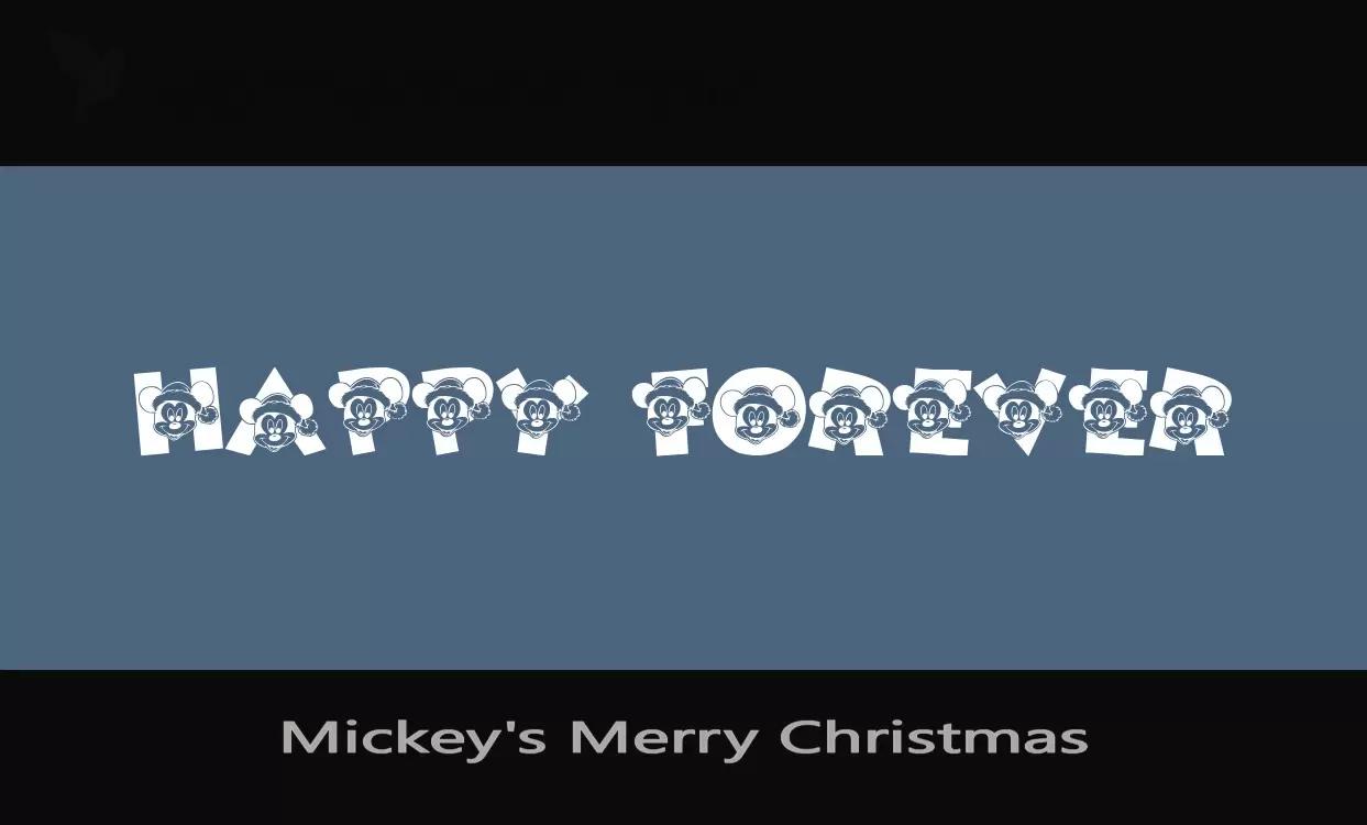 Sample of Mickey's-Merry-Christmas