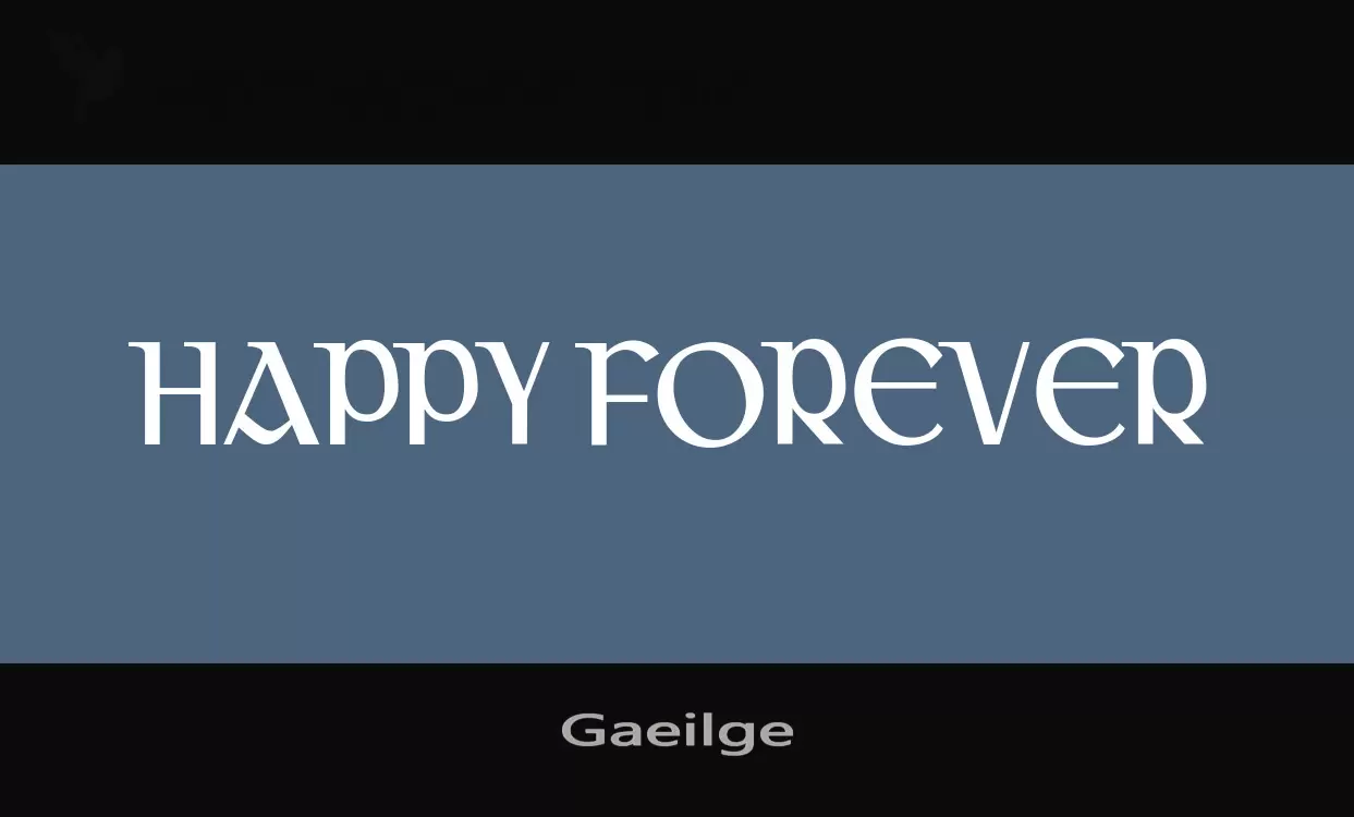 Sample of Gaeilge