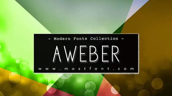 Typographic Design of Aweber