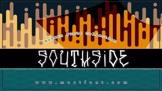 「SOUTHSIDE」字体排版图片