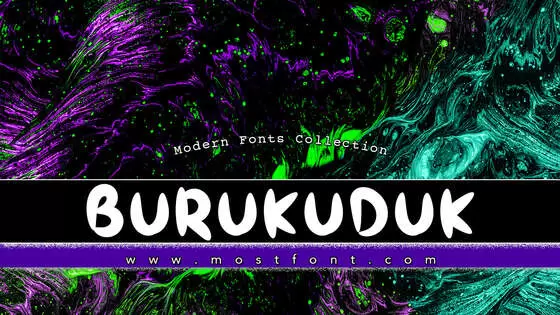 Typographic Design of Burukuduk