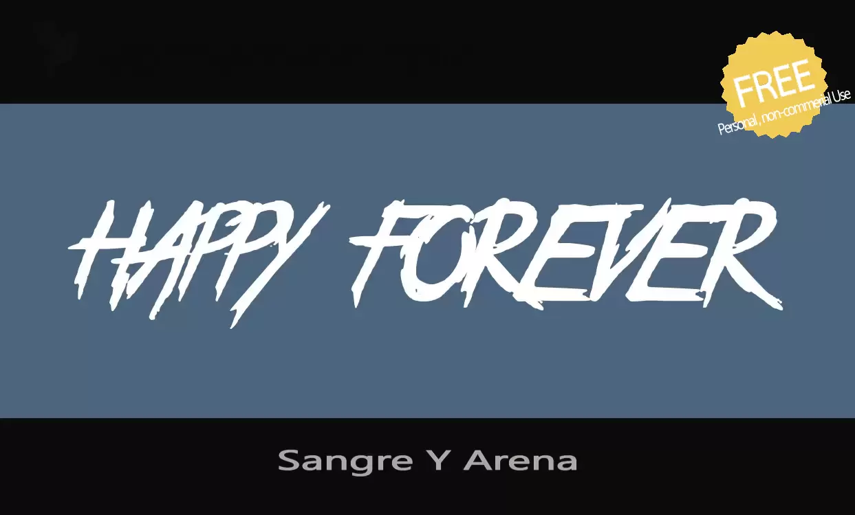 Sample of Sangre-Y-Arena