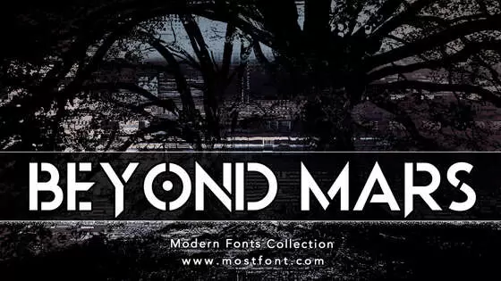 「Beyond-Mars」字体排版图片