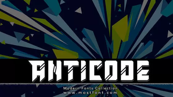 Typographic Design of Anticode