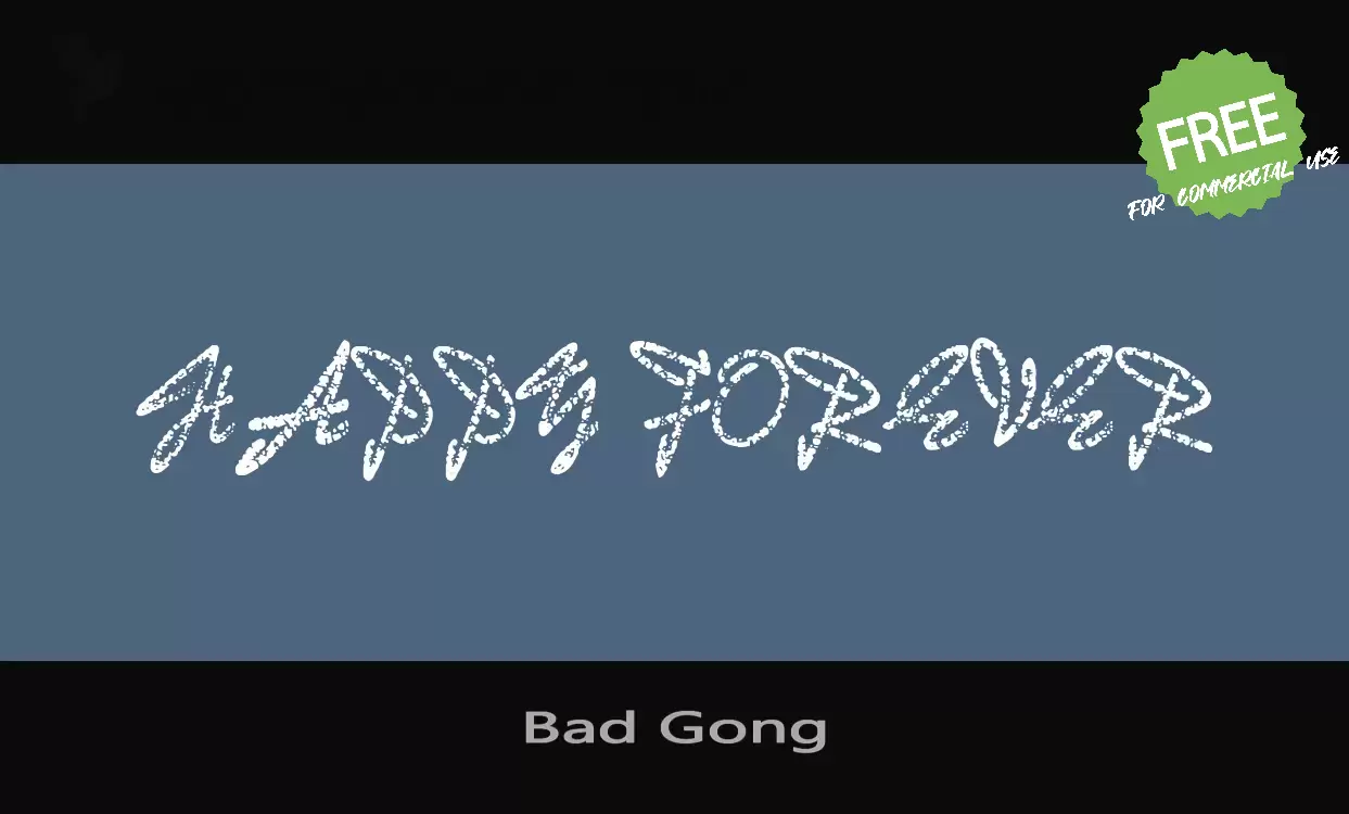 Sample of Bad-Gong