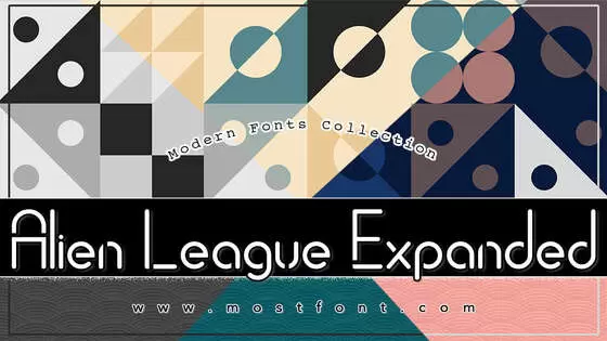 Typographic Design of Alien-League-Expanded