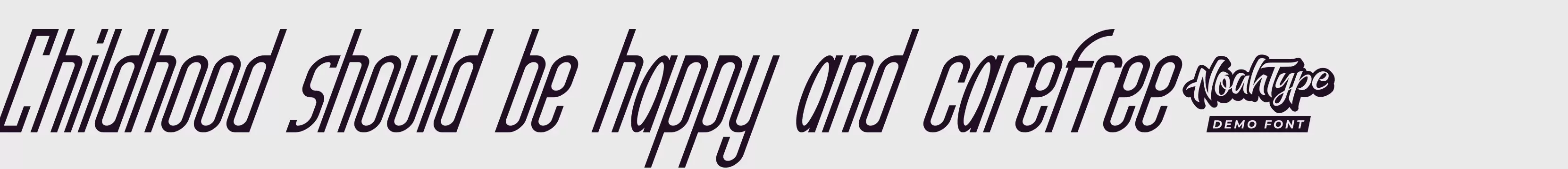 Preview Of TheOrangeDemoItalic