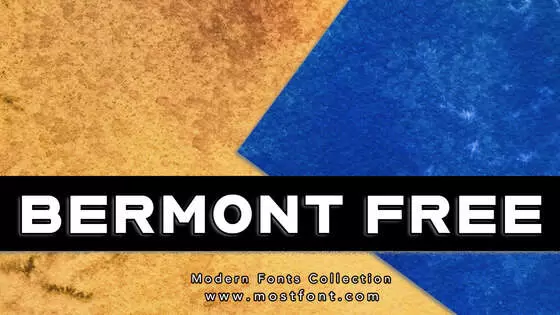 Typographic Design of Bermont-Free