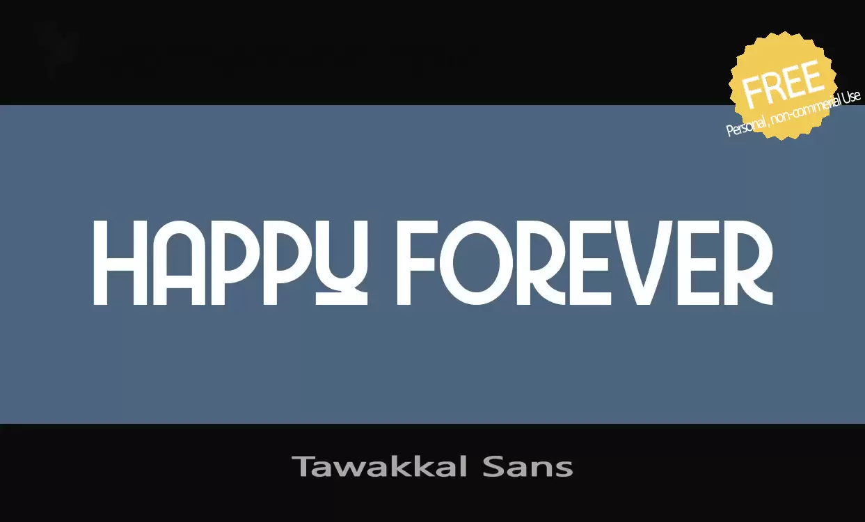 Sample of Tawakkal-Sans