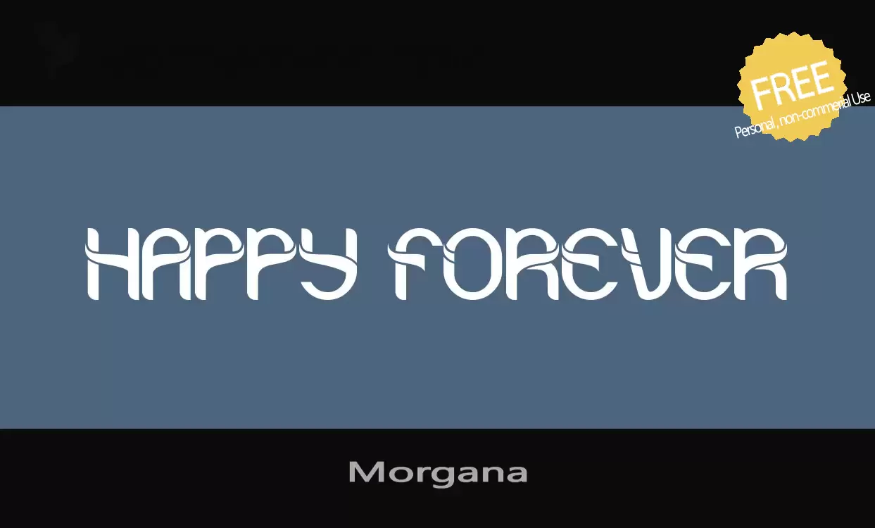 「Morgana」字体效果图