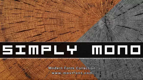 Typographic Design of Simply-Mono