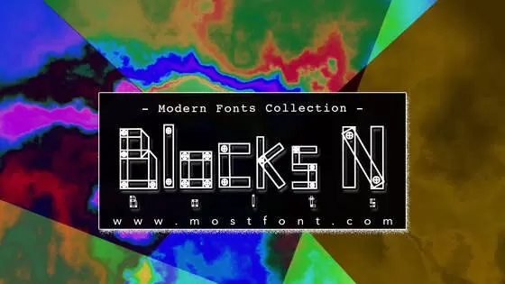 Typographic Design of Blocks-N-Bolts